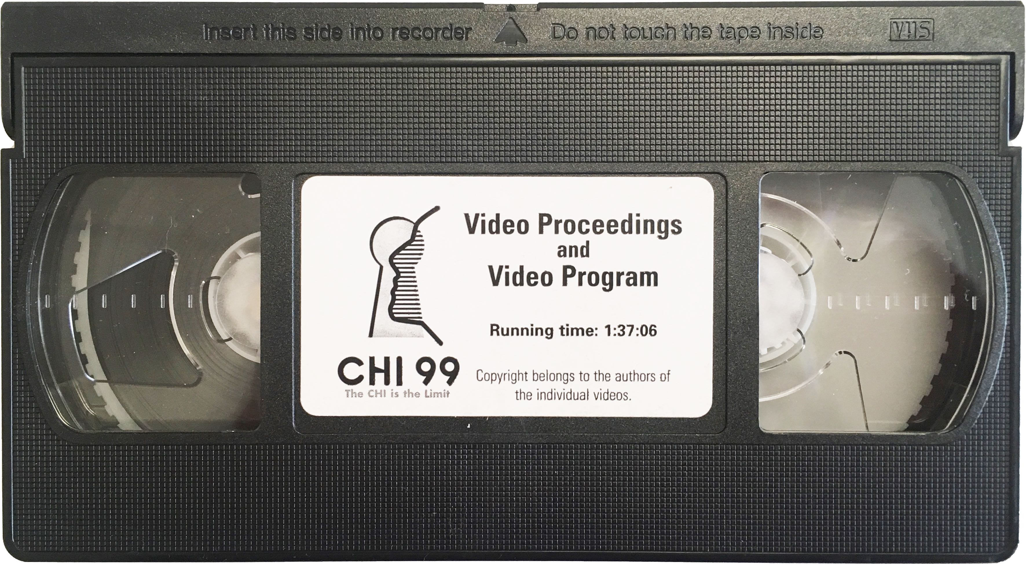 A video tape cassette (analog). This was a norm in 1990's before the advent of digital technology.